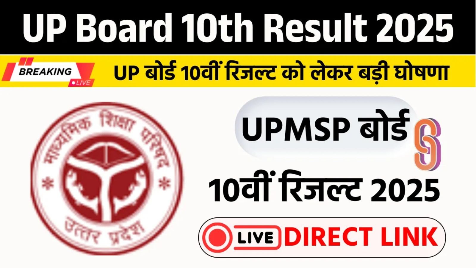 UPMSP Board 10th Result 2025
