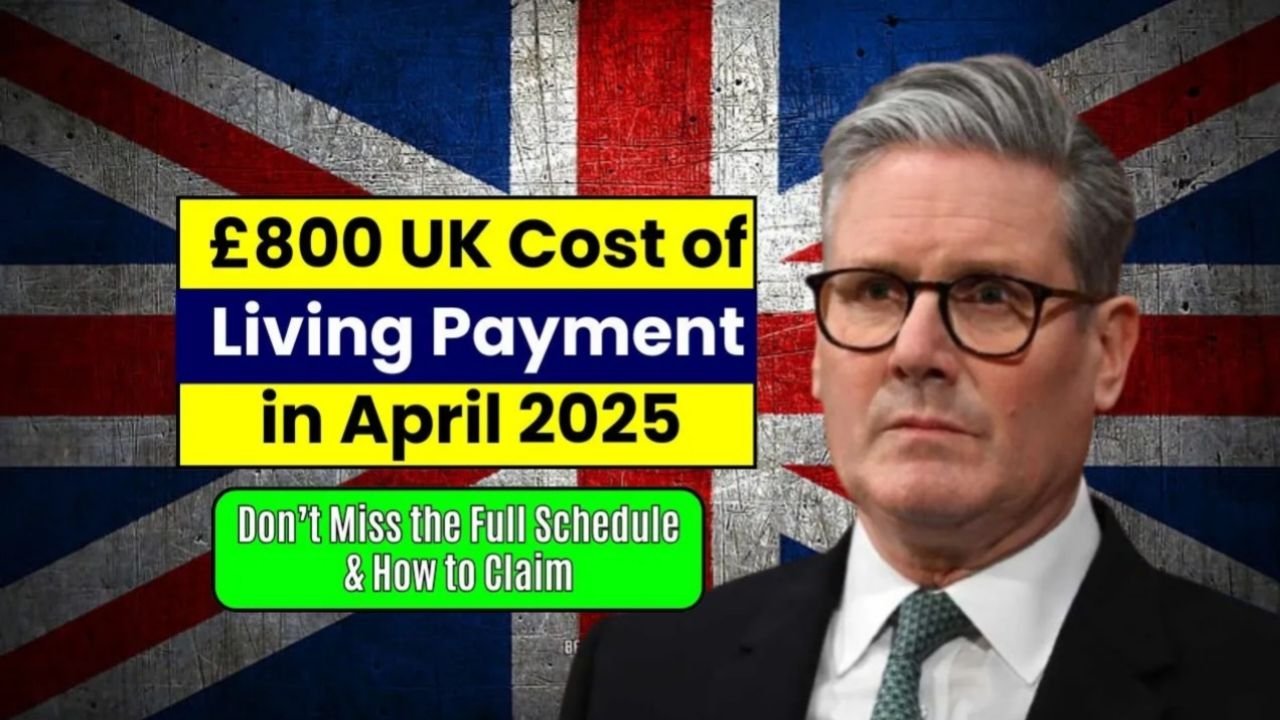 £800 UK Cost of Living Payment 2025